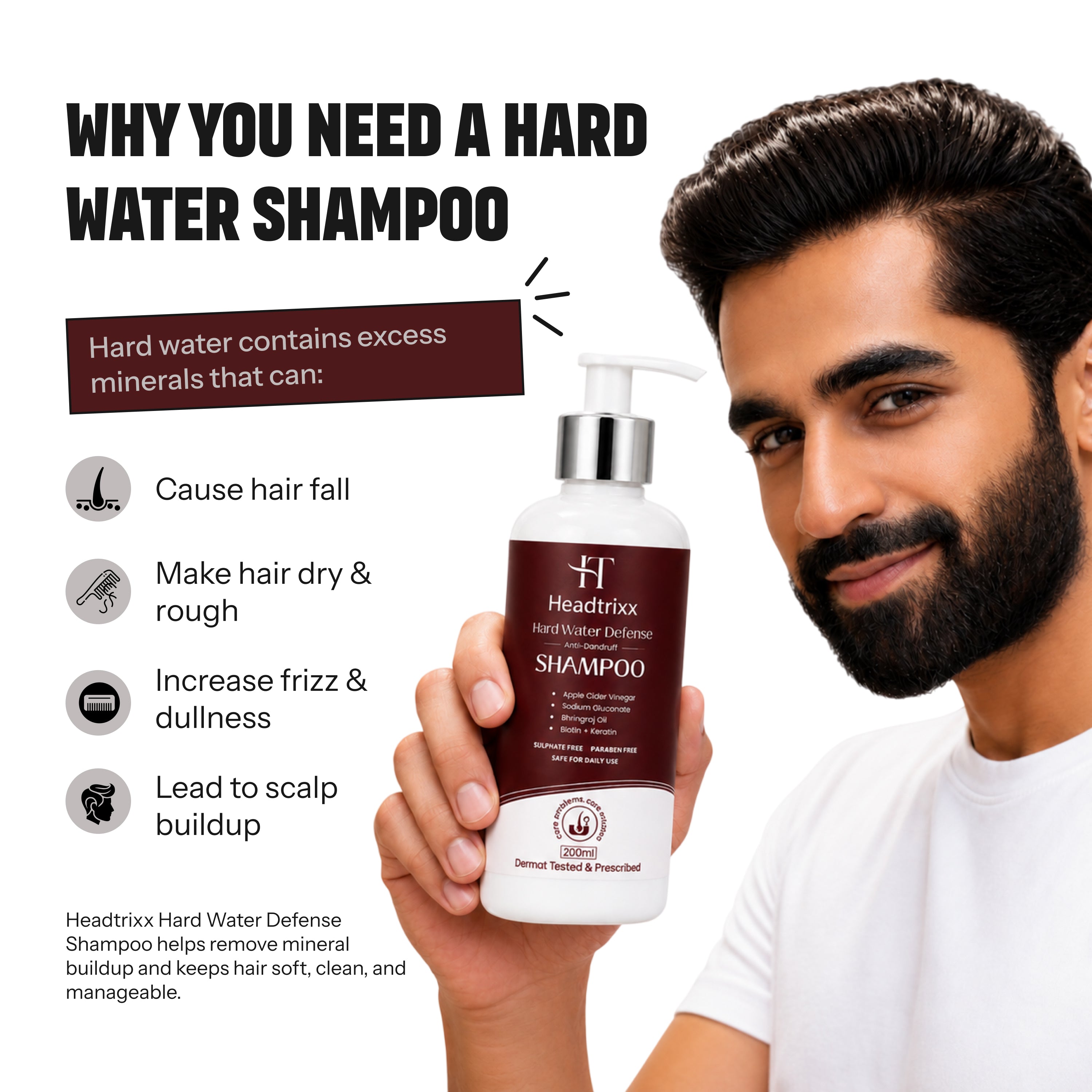 Headtrixx Hard Water Defence Shampoo