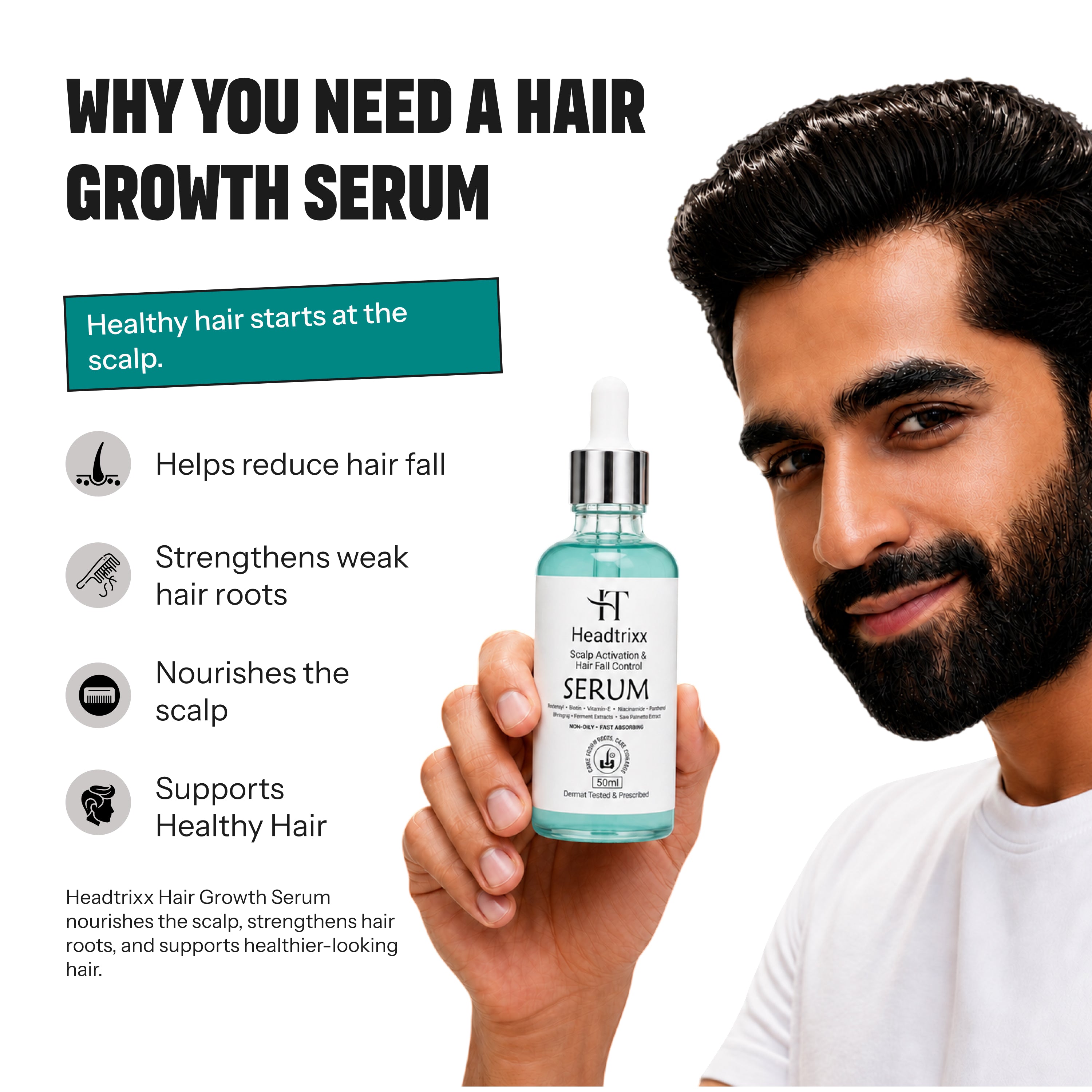 Headtrixx Scalp Activation Hairfall Control Serum
